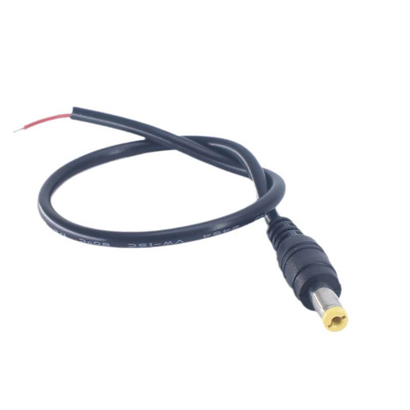 Elecbee DC5.5*2.1MM DC Power Cable Male Connector 5.5*2.1mm Monitor Power Cable 30cm